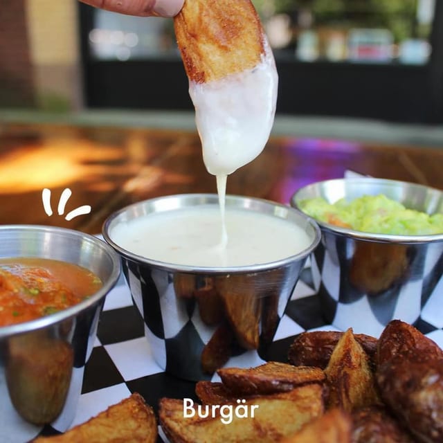 Triple Dip Cajun Wedge Fries.